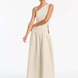 SIR "Dorsay" linen maxi dress